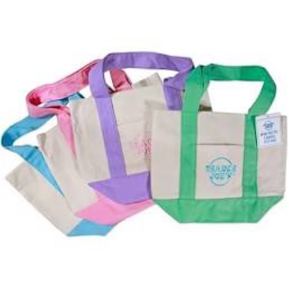 Trader Joe Mini Canvas Tote Bags